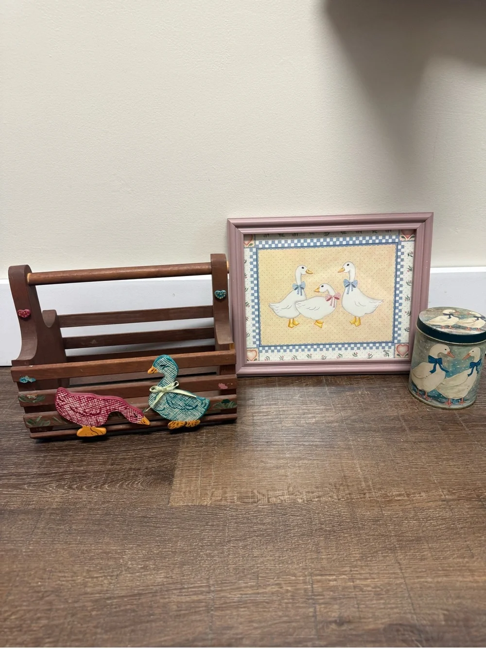 Vintage Goose Decor Lot
